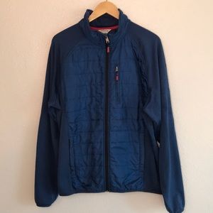 Men’s Orvis quilted jacket, full zip, blue, XXL